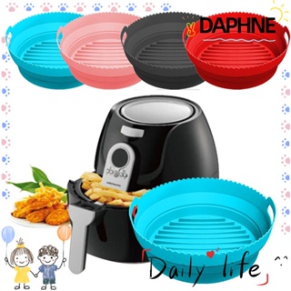 DAPHNE Foldable Round Silicone Pot Soft Cooking Reusable AirFryer Accessories Baking Basket