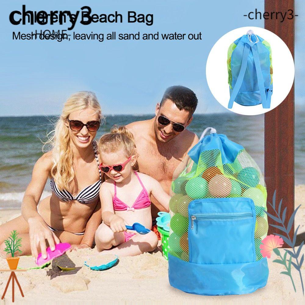 cherry3-กระเป๋าตาข่าย-กันน้ํา-พับได้-สําหรับใส่ของเล่น-เดินทาง-ชายหาด
