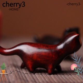 Cherry3 ไม้จันทน์แกะสลัก 3 นิ้ว สีน้ําตาลเข้ม สําหรับตกแต่งบ้าน ออฟฟิศ