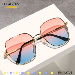Eutus แว่นตากันแดด UV400 กรอบโลหะ สไตล์เรโทร คลาสสิก สําหรับผู้หญิง