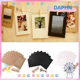 Daphs กรอบรูปกระดาษคราฟท์ ขนาด 3-6 นิ้ว สําหรับแขวนตกแต่งผนัง งานแต่งงาน ปาร์ตี้ 10 ชิ้น