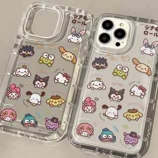 Cartoon Dog Phone Case For Iphone 14 13 Clow M Iphone12 Cute 11 Transparent 7/8Plus Air Cushion Photo Frame