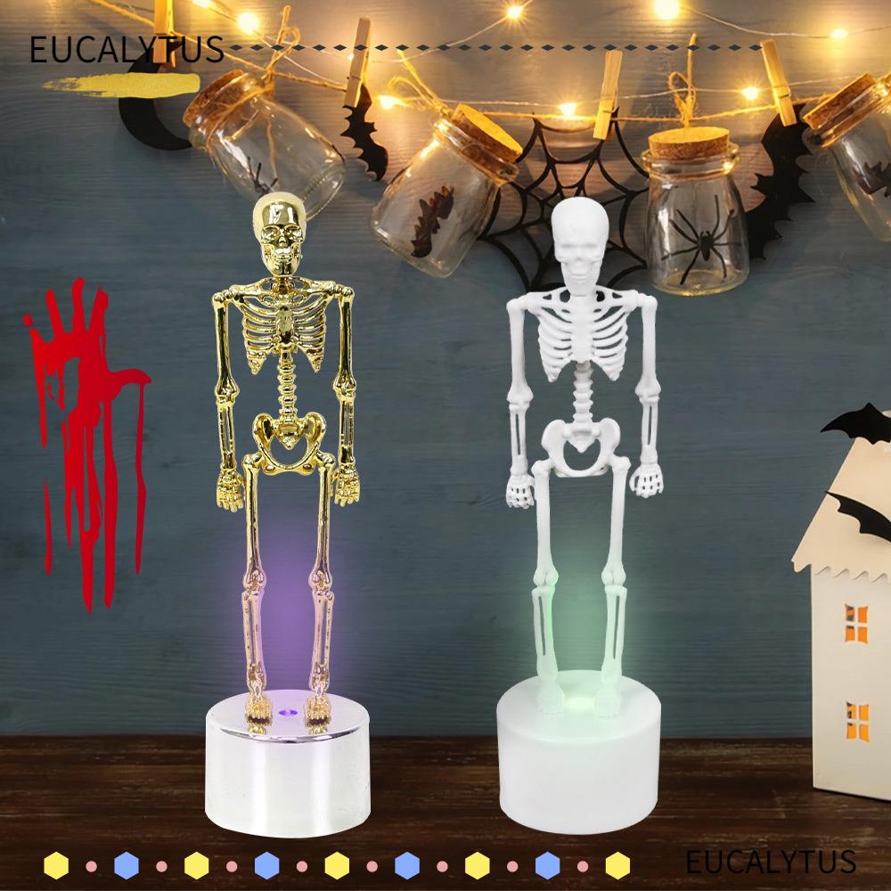 eutus-โคมไฟตั้งโต๊ะ-พลาสติก-รูปกะโหลก-โครงกระดูก-สีทอง-และสีขาว-น่ากลัว-สร้างสรรค์-สําหรับตกแต่งบ้าน