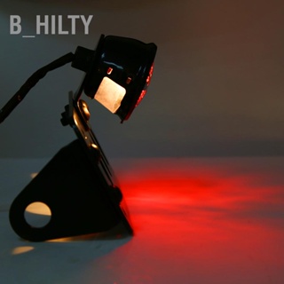 B_HILTY Universal Side Mount รถจักรยานยนต์ไฟท้ายไฟป้ายทะเบียนพร้อมขายึด