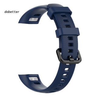 &lt;Dobetter&gt; สายนาฬิกาข้อมือ ซิลิโคนนิ่ม แบบเปลี่ยน สําหรับ Huawei Honor Smart Bracelet 4/5