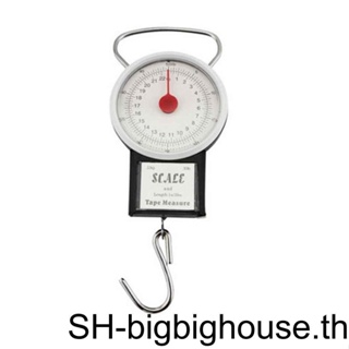 【Biho】เทปวัดความสมดุลของตัวชี้ กิโลกรัม ต่อปอนด์ แบบแขวน พกพาง่าย ABS สําหรับตกปลา กลางแจ้ง ห้องครัว