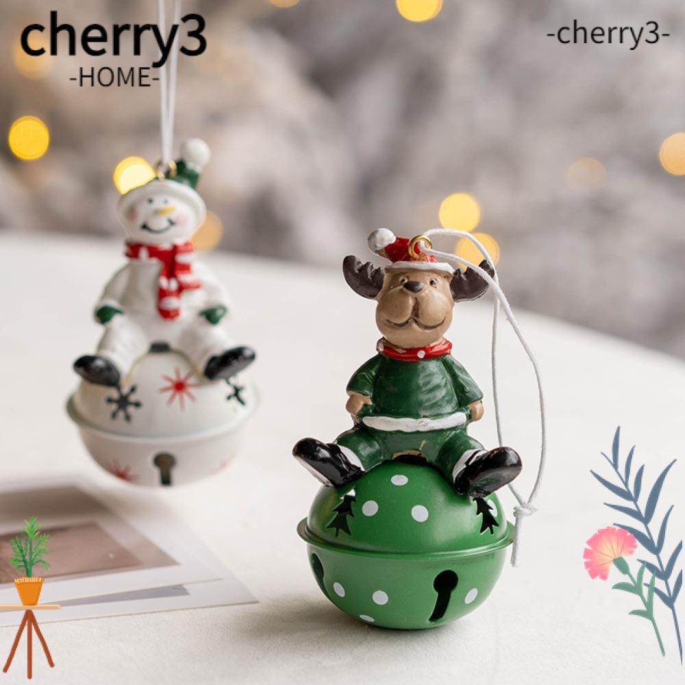 cherry3-กระดิ่งกวางเรนเดียร์-สโนว์แมน-diy-สําหรับตกแต่งต้นคริสต์มาส
