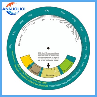 Ann เครื่องคิดเลขล้อ แบบพกพา เส้นผ่าศูนย์กลาง 150 มม. BMI