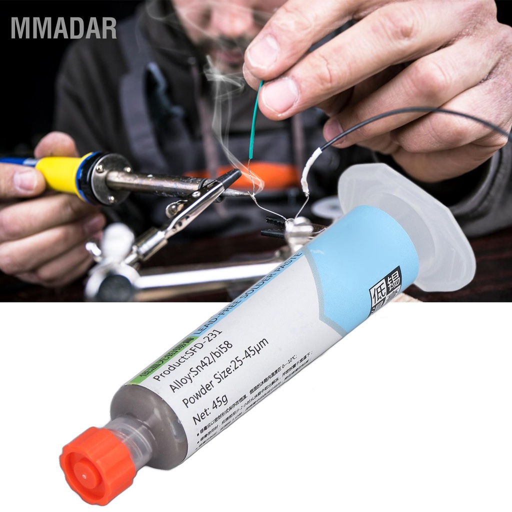 mmadar-อุณหภูมิต่ำ-flux-paste-tin-cream-needle-เครื่องมือซ่อมแซม-cpu-สำหรับการเชื่อมส่วนประกอบที่มีความแม่นยำ