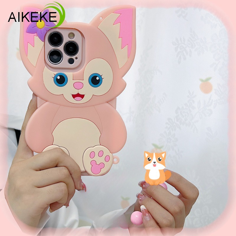 เคสซิลิโคนนิ่ม-ลายการ์ตูนสุนัขจิ้งจอก-3d-กันกระแทก-สําหรับ-xiaomi-poco-f5-f4-f3-f2-pro-x5-x3-pro-nfc-x2-c55-c50-m3-pro-m2-m5s