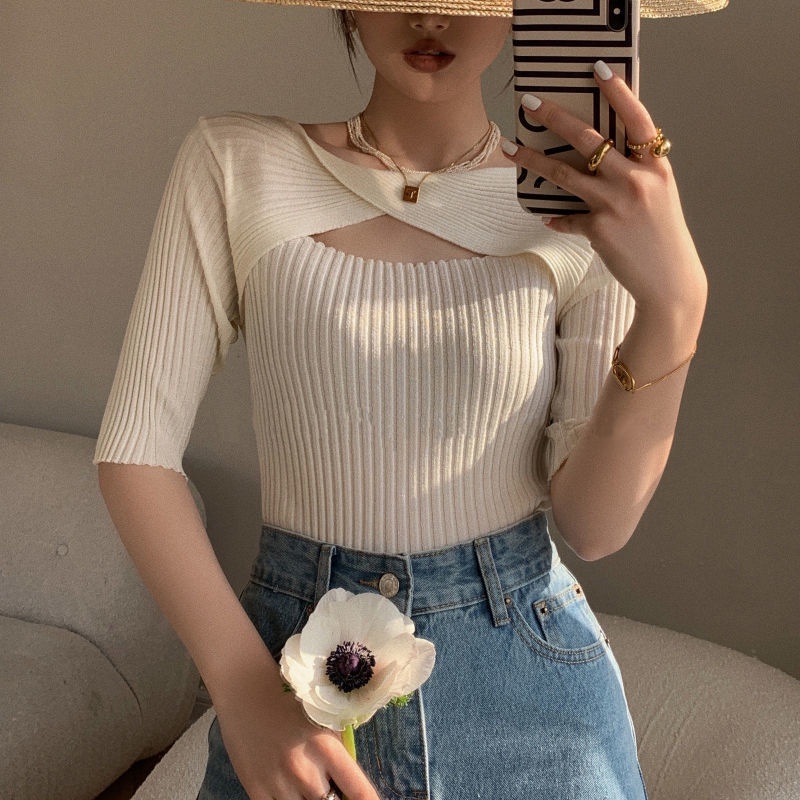 เสื้อท็อปแขนยาว-ผ้าถัก-เข้ารูป-เซ็กซี่-แฟชั่นฤดูร้อน-สําหรับผู้หญิง-vlsj
