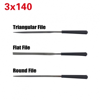Diamond Files 3pcs Easy To Use Flat Nonslip Plastic High Quality Material