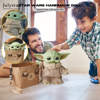 JULYSTAR Baby Yoda รูปตุ๊กตา Star Wars Manroda Baby Yoda ของเล่น Alien ตกแต่ง