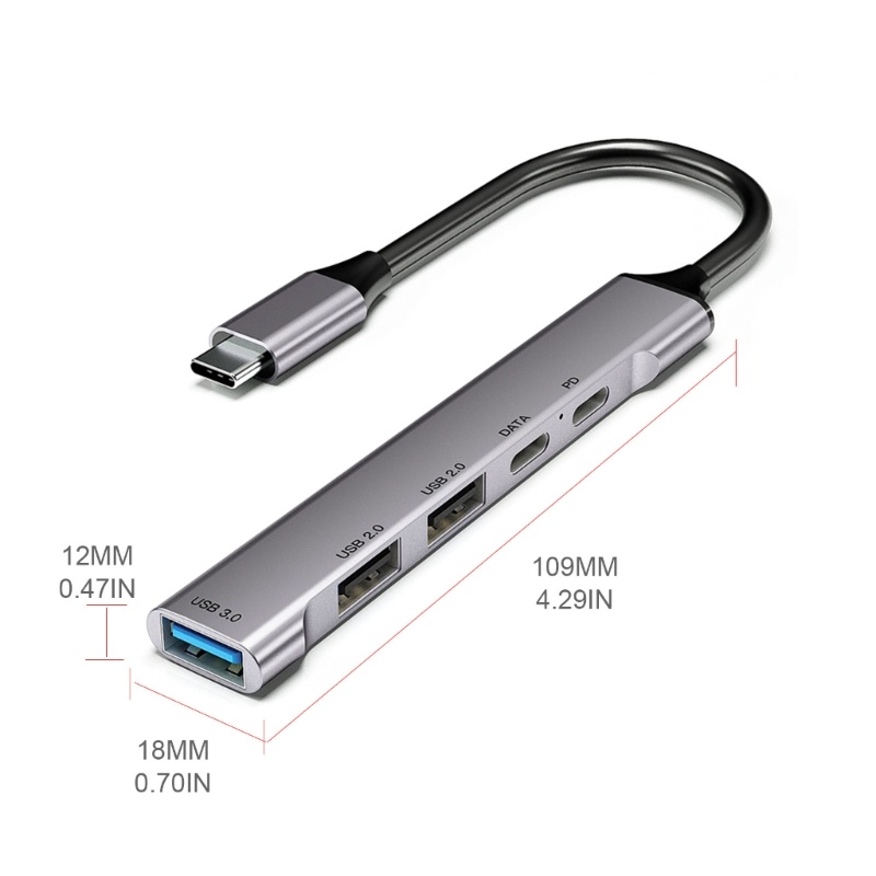 char-ฮับ-usb-c-type-c-หลายพอร์ต-1-usb3-0-2-usb2-0-1-usb-c-pd60w