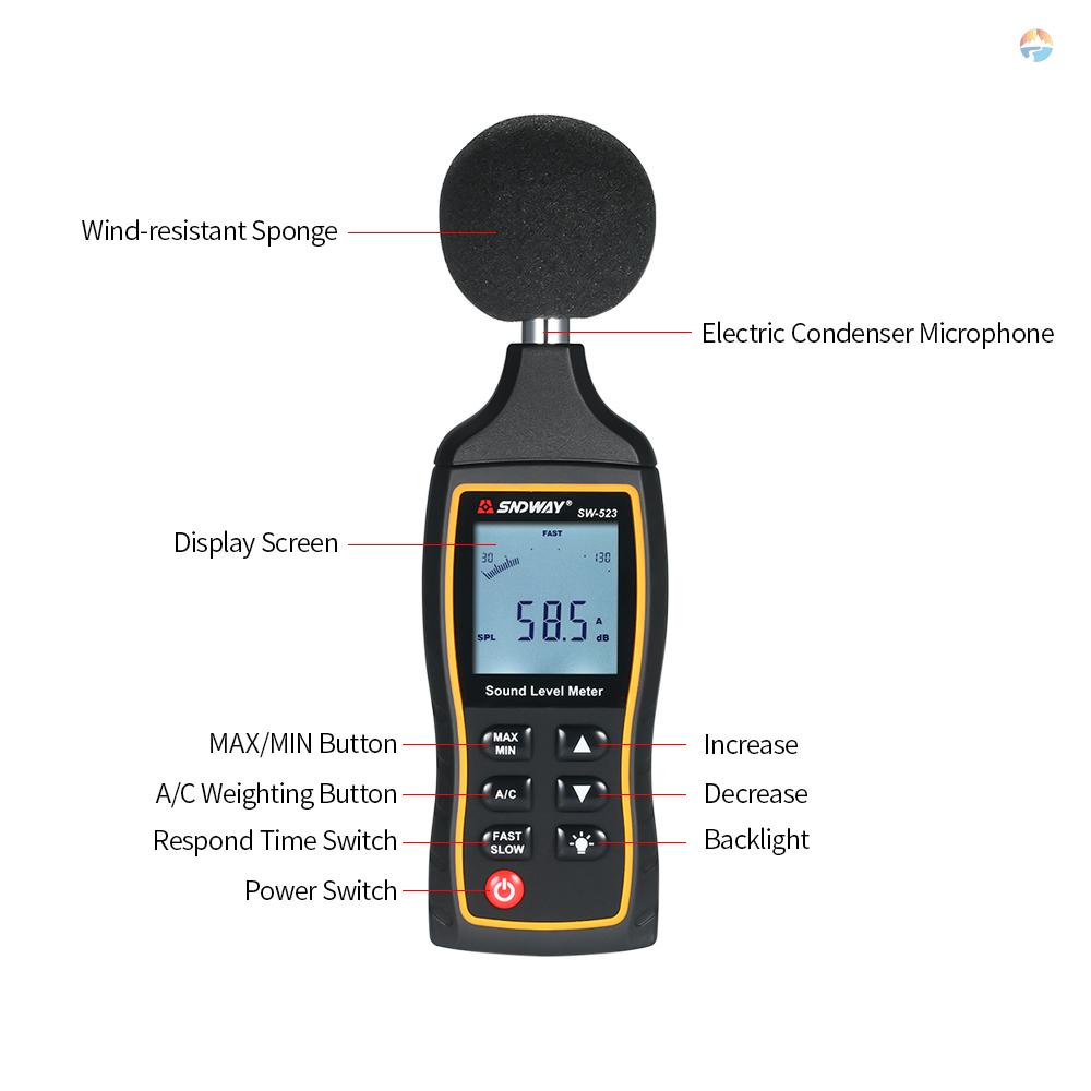 fash-sndway-เครื่องวัดระดับเสียงดิจิทัล-lcd-30-130db-ความแม่นยําสูง-พร้อมความถี่-a-และ-c-สําหรับวัดเสียง