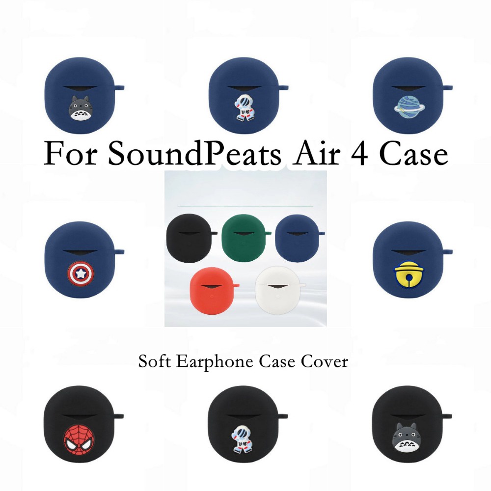 จัดส่งด่วน-เคสหูฟัง-แบบนิ่ม-ลายการ์ตูน-สําหรับ-soundpeats-air-4-soundpeats-air-4