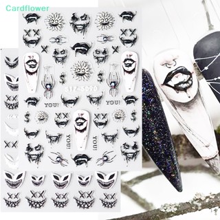 &lt;Cardflower&gt; สติกเกอร์อะคริลิค รูปกะโหลก 3D สําหรับตกแต่งเล็บ DIY ลดราคา