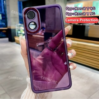 เคสโทรศัพท์มือถือ ซิลิโคนนิ่ม ใส กันกระแทก กันรอยเลนส์กล้อง สําหรับ Oppo Reno8 T 5G 2023 Reno8T Reno8 T 8T Reno 8 T 4G 5G 2023