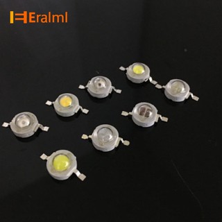 Eralml ชิปไฟสปอตไลท์ Led พลังงานสูง 3W สําหรับไฟฉายฟลัดไลท์ 10 ชิ้น