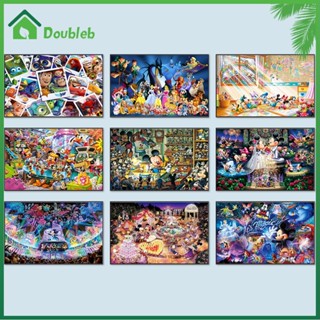 【Doub X ✮】ภาพวาดปักเพชร ทรงกลม ลายการ์ตูน 5D DIY สําหรับตกแต่งบ้าน ✮