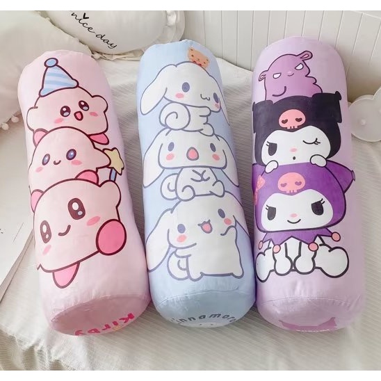 หมอนตุ๊กตานุ่ม-รูปการ์ตูน-kuromi-kirby-cinnamoroll-สไตล์ญี่ปุ่น-ของขวัญวันเกิด-สําหรับเด็ก