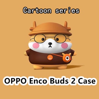 【Case Home】เคสหูฟัง แบบนิ่ม ลายการ์ตูน สําหรับ OPPO Enco Buds 2 Enco Buds 2