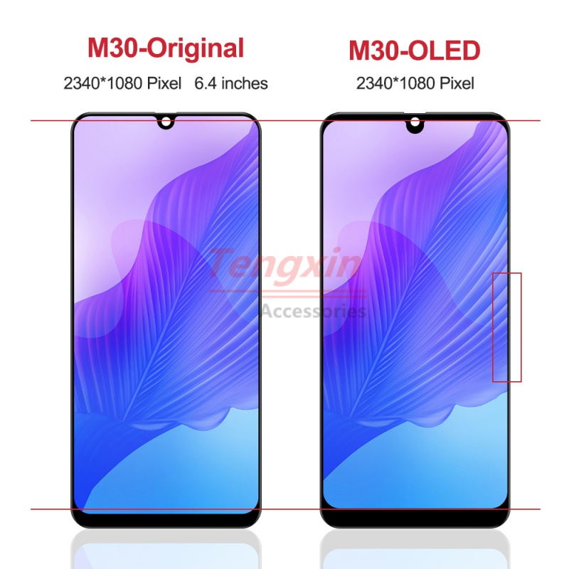 อะไหล่หน้าจอสัมผัสดิจิทัล-lcd-m30-6-4-นิ้ว-แบบเปลี่ยน-สําหรับ-samsung-galaxy-m30-2019-m305-m305f-m305g
