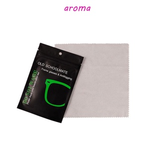 Aroma ผ้าเช็ดทําความสะอาดเลนส์ หมวกกันน็อค แว่นตาว่ายน้ํา ป้องกันหมอก แบบพกพา สําหรับผู้หญิง ผู้ชาย