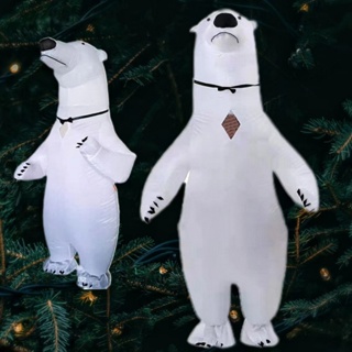 [New in stock] Halloween cartoon big white bear cute animal role-playing clothes polar bear inflatable clothing quality assurance OROW