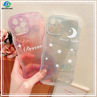 เคสโทรศัพท์มือถือ TPU ใส ขอบโค้ง ลายดวงดาว ดวงจันทร์ แฟนตาซี สําหรับ Samsung A14 M23 F23 A04s A04 A04e A03s A02s A14 A13 A03 A23 A22 A12 A32 A31 A21s A10S A20 A52 A30s A51 A71 A53 M22 M32
