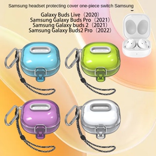 SAMSUNG เคสหูฟัง TPU แบบใส กันน้ํา กันกระแทก สําหรับ Galaxy Buds 2 Galaxy Buds Pro Galaxy Buds Live 2 Pro