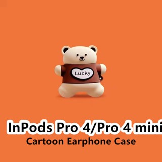 【จัดส่งด่วน】เคสหูฟัง แบบนิ่ม ลายการ์ตูนฉลาม สําหรับ Pro 4 Mini Pro4 Mini InPods Pro 4