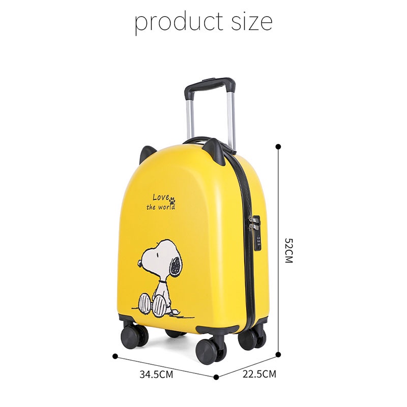 taidu-กระเป๋าเดินทาง-กระเป๋าเดินทางล้อลาก-18-นิ้ว-ลายการ์ตูน-มีบริการขึ้นเครื่อง-ล้อสากล-ด้วยรหัสล็อค-ทนต่อการสึกหรอ-กันน้ำ-และกันกระแทก