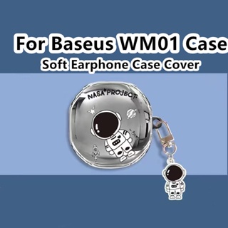 【ส่วนลด】เคสหูฟัง แบบนิ่ม ลายการ์ตูน สําหรับ Baseus WM01 WM01