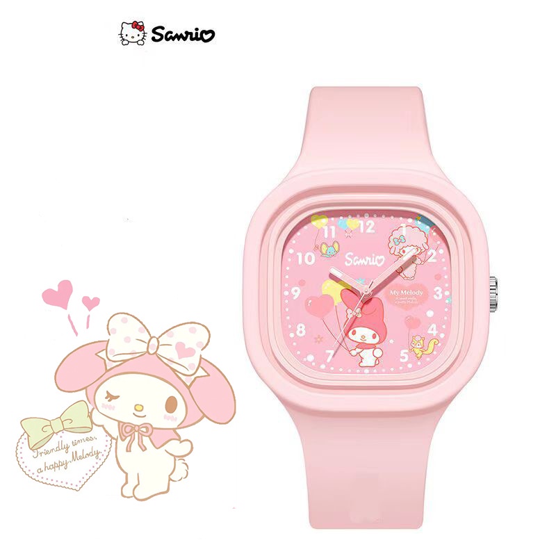 ภาพสินค้าSanrio Kurome นาฬิกาข้อมือควอทซ์ ดิจิทัล สายซิลิโคน ลายการ์ตูนน่ารัก สําหรับเด็กนักเรียนผู้หญิง จากร้าน siyouqiche1.th บน Shopee ภาพที่ 8