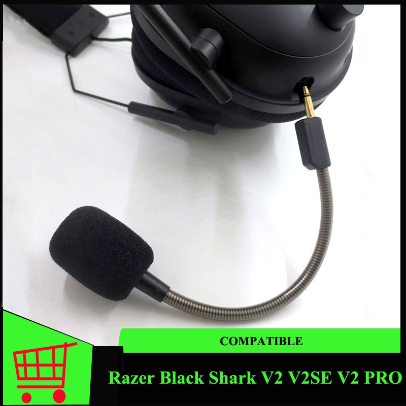 ชุดหูฟังไมโครโฟนตัดเสียงรบกวน-mic-เข้ากันได้กับ-razer-blackshark-v2-v2-pro-v2-se-สีดํา