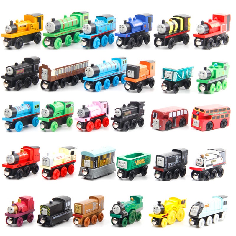 thomas-and-friends-แม่เหล็กไม้-รถไฟเล็ก-ๆ-รถรางไม้-ของเล่นจราจรสําหรับเด็ก-อิเกีย-เฮนรี่-เจมส์-ของเล่นโทมัส-thomas-ของเล่น