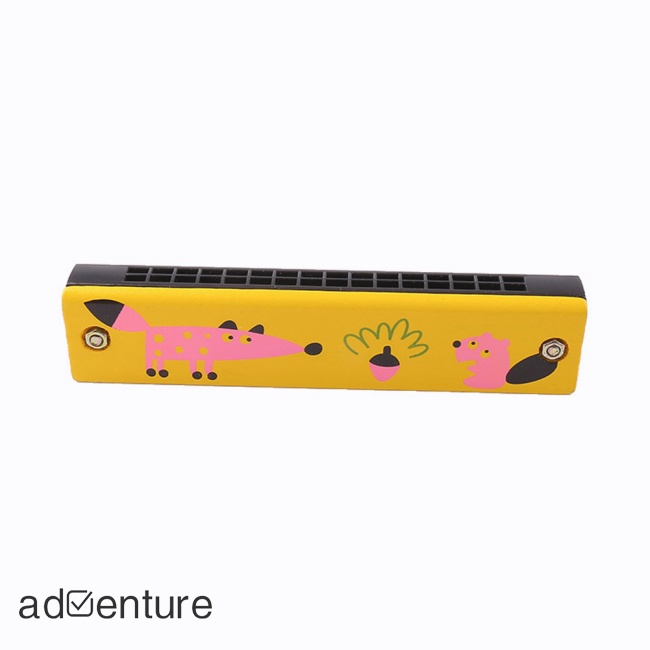 adven-จิ๊กซอว์ไม้-รูปการ์ตูนฮาร์โมนิก้า-ของเล่นเสริมการเรียนรู้-สําหรับเด็กอนุบาล
