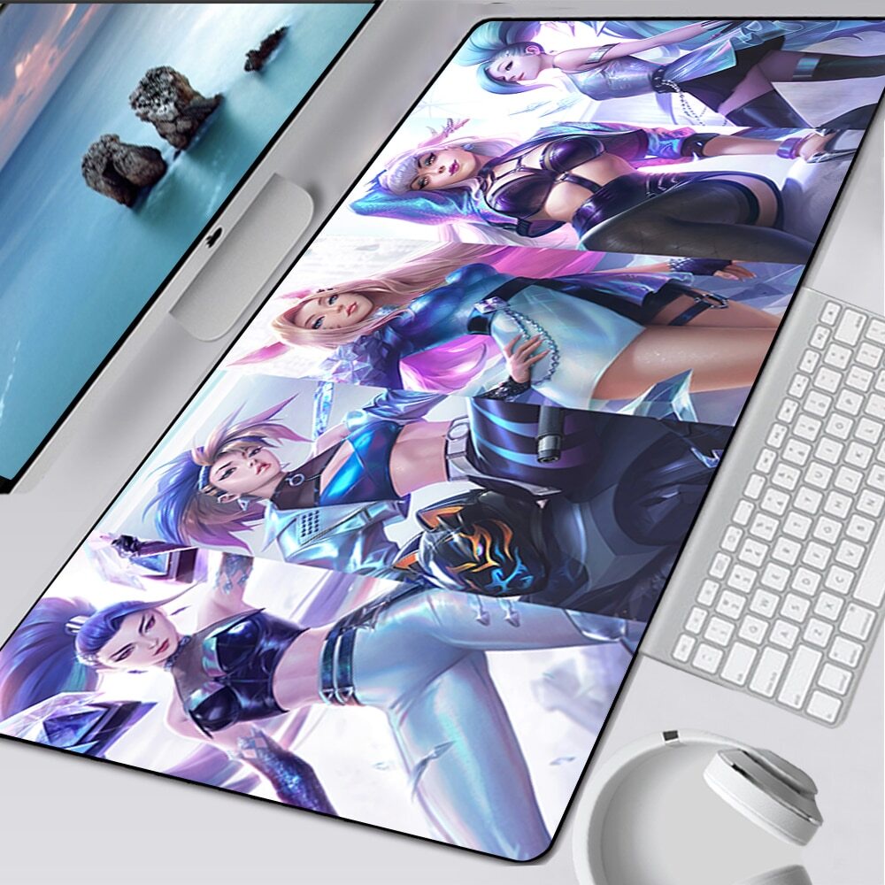 แผ่นรองเมาส์สําหรับเล่นเกมขนาดใหญ่คอมพิวเตอร์ Mousepad PC Gamer เมาส์ ...