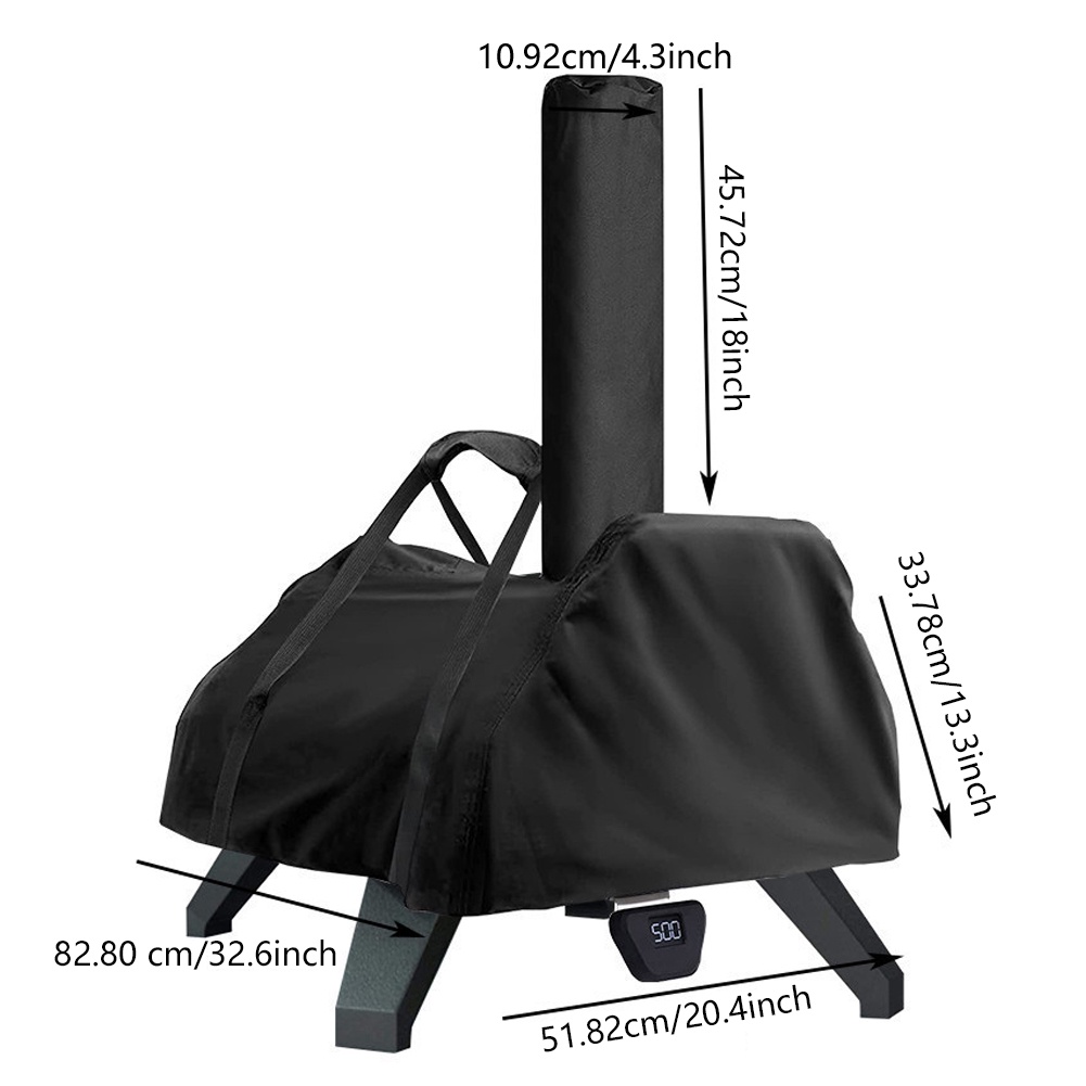 pizza-oven-cover-outdoor-garden-universal-practical-carrying-bag-easy-clean-420d-silver-coated-fit-for-karu16