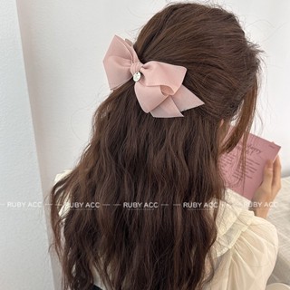 [RUBY] กิ๊บติดผม ผ้ามุ้ง ตกแต่งโบว์ แฟชั่นเจ้าหญิง สไตล์เกาหลี สําหรับเด็กผู้หญิง ผม โบ กิ๊บ สไตล์สาวหวาน น่ารัก มีให้เลือกหลายสี