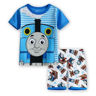 🚂 Thomas and friends🚂 ชุดนอนลาย Thomas And His Friends สำหรับเด็ก 2-7 ปี