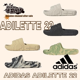 Adidas originals adilett 22 ”off-white“”Yellowish green“”black“”Black ash“”cream-yellow“ slipper
