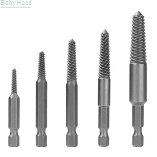 【Big Discounts】Hex Screw Extractors 1/4 Inch 5 Pcs Broken Bolt Remover Hex Shank Set M3-M18#BBHOOD