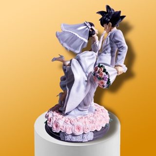 [New product in stock] high quality version of the Dragon Ball UMY Wukong lifetime gk wedding Wukong Kiki hand-made wedding statue model decoration EIOS