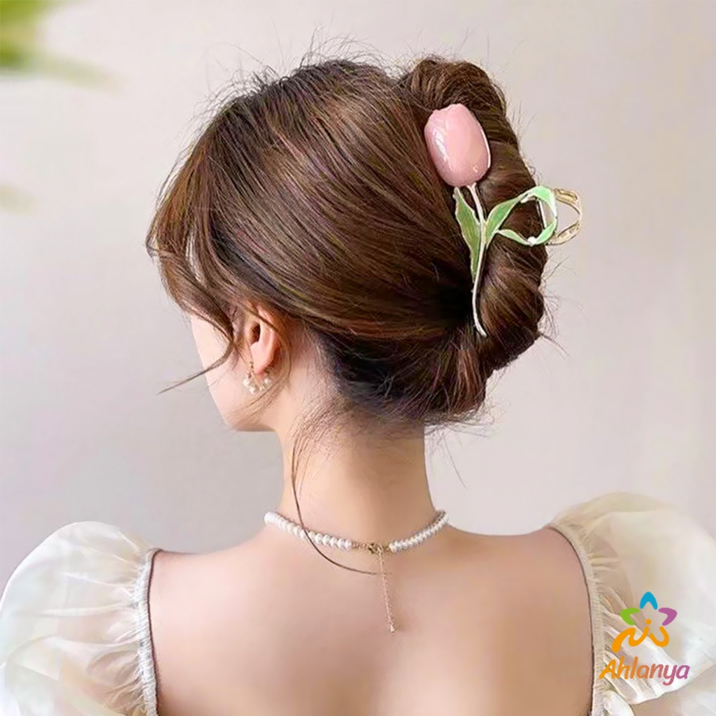 ahlanya-กิ๊บเก็บผม-ทรงดอกไม้-แฟชั่นสไตล์สาวเกาหลี-hair-clip