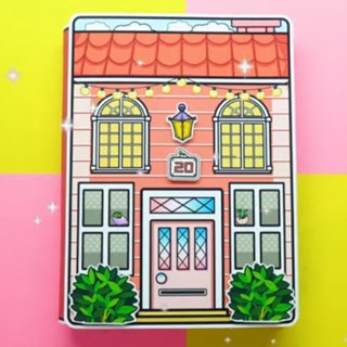 หนังสือการ์ตูน บ้านตุ๊กตากระดาษ แฮนด์เมด เสียงเงียบ DIY ของเล่นเสริมการเรียนรู้ สําหรับเด็กอนุบาล