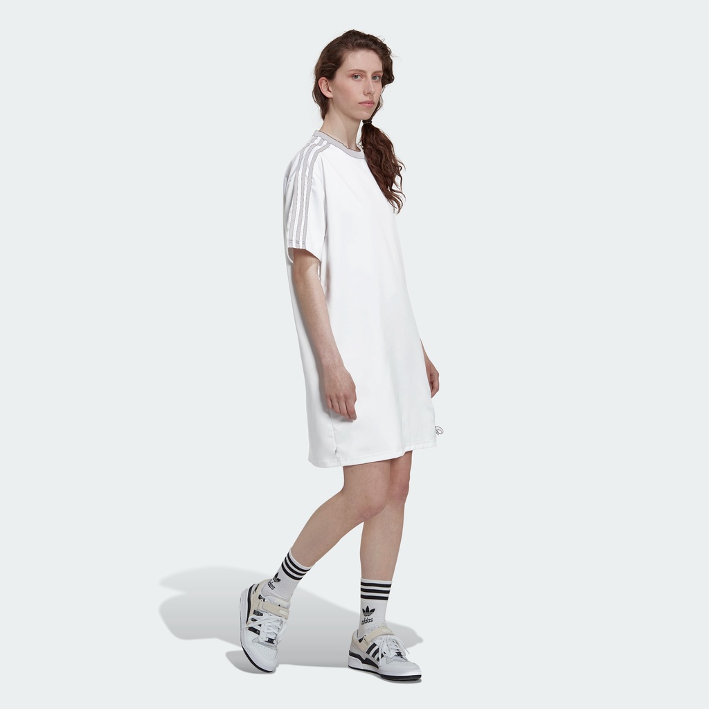 adidas-ไลฟ์สไตล์-ชุดกระโปรงเสื้อยืดร้อยเชือก-always-original-ผู้หญิง-สีขาว-hk5080