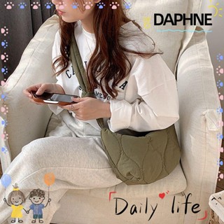 Daphne กระเป๋าสะพายไหล่ ลายสก๊อต น้ําหนักเบา จุของได้เยอะ