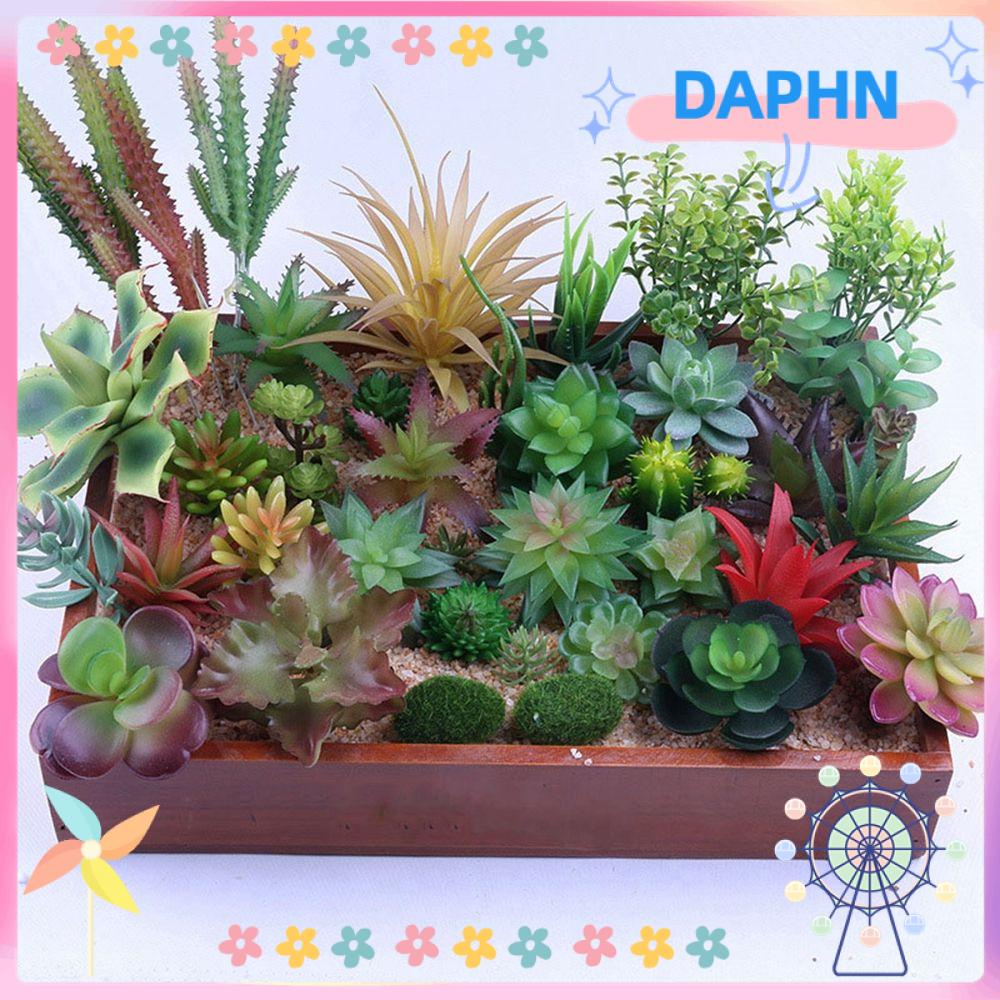 daphs-พืชอวบน้ําประดิษฐ์-24-แบบ-สําหรับตกแต่งบ้าน-สวน-ห้องนั่งเล่น-ปาร์ตี้